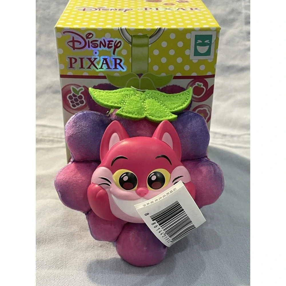NEW Open Box Disney Pixar Scents of Style Vinyl Plush Keychain - Cheshire Cat